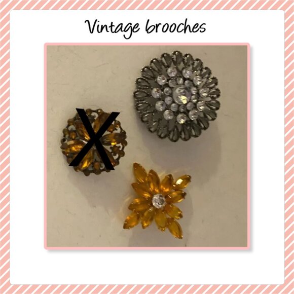 Vintage Brooches - Picture 1 of 2